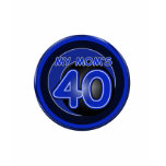 My Mum's 40 & blue t-shirts