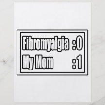 My Mum's Beating Fibromyalgia (Scoreboard) Flyer Design