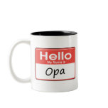 My Name is Opa Mugs