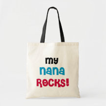 My Nana Rocks T-shirts and Gifts Canvas Bag