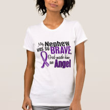 My Nephew Is An Angel Pancreatic Cancer Tshirts