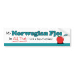 My Norwegian Fjord is All That! Funny Horse Bumper Stickers