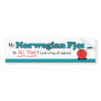 My Norwegian Fjord is All That! Funny Horse Bumper Stickers