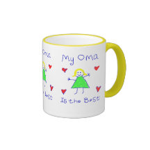 My Oma is the Best Mugs