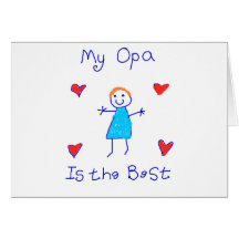 My Opa is the Best Cards