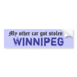 My other car got stolen in Winnipeg