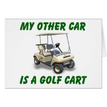 My other car greeting card