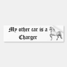 My other car is a Charger Bumper Stickers