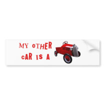 My Other Car Is A Hot Rod Bumper Stickers
