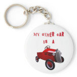 My Other Car Is A Hot Rod keychains