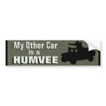 "My Other Car Is A Humvee" bumper stickers
