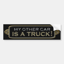 My Other Car Is A Truck Bumper Sticker