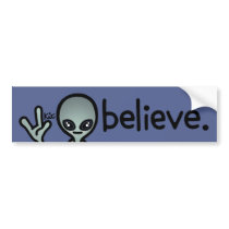 my other car is a ufo. bumper sticker
