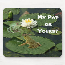 My Pad or Your's Frog Mousepad
