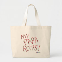 My Papa Rocks! Tote Bag
