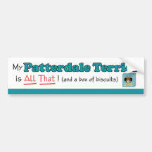 My Patterdale Terrier is All That! Bumper Sticker