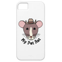 My Pet Rat (Cowboy) iPhone 5 Cases