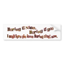 My Philosophy Bumper Sticker