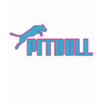 My Pitbull teal/purple t-shirts