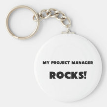 MY Project Manager ROCKS! Keychain