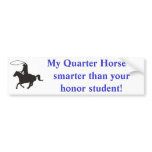 My Quarter Horse is smarter than...
