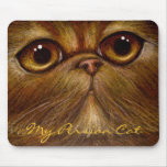 MY RED PERSIAN CAT Mousepad