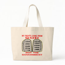 My Rights Come From God Not The Government Bag