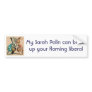 My Sarah Palin can beat up your flaming liberal Bumper Stickers
