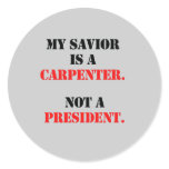 My savior is a carpenter sticker