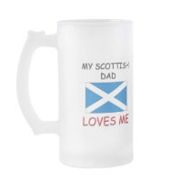 My SCOTTISH DAD Loves Me Mugs