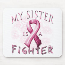 My Sister is a Fighter Pink Mouse Mat