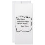 My sister makes things fall off walls bassist gift customized rack card