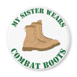 My Sister Wears Combat Boots - Magnet