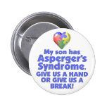 My Son Has Asperger's buttons