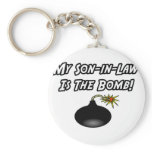 My Son-In-Law Is The Bomb keychains