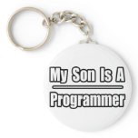 My Son Is A Programmer Keychain