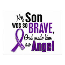 My Son Is An Angel Pancreatic Cancer Post Card