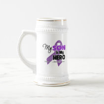 My Son is My Hero - Purple Ribbon Coffee Mug