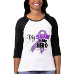 My Son is My Hero - Purple Ribbon t-shirts