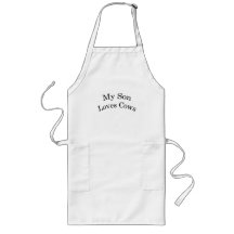 My Son Loves Cows Aprons