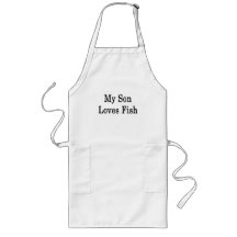 My Son Loves Fish Apron