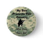 "My Son Protects This Country" buttons