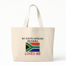 My South African Grandma Loves Me Canvas Bags