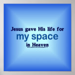 My Space in Heaven Poster