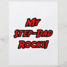 My Step-Dad Rocks Full Color Flyer