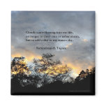 My Sunset Sky/ Tagore Quotes magnets