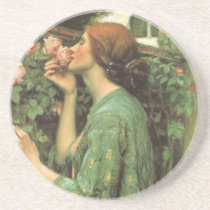 My Sweet Rose (Soul of the Rose) by Waterhouse Drink Coaster
