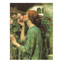 My Sweet Rose (Soul of the Rose) by Waterhouse Postcard