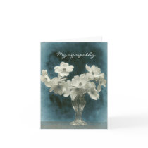 My Sympathy: Dogwood Blossoms (no border) Cards