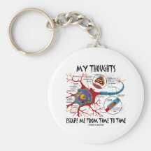 My Thoughts Escape Me From Time To Time Key Chains